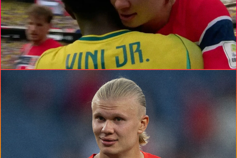 From Rivals to Friends: The Heartwarming Moment Between Haaland and Vinicius That Shocks the Football World!