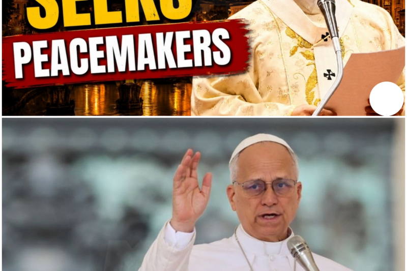 Pope Leo XIV Leads Global Prayer: “God Seeks Peacemakers”