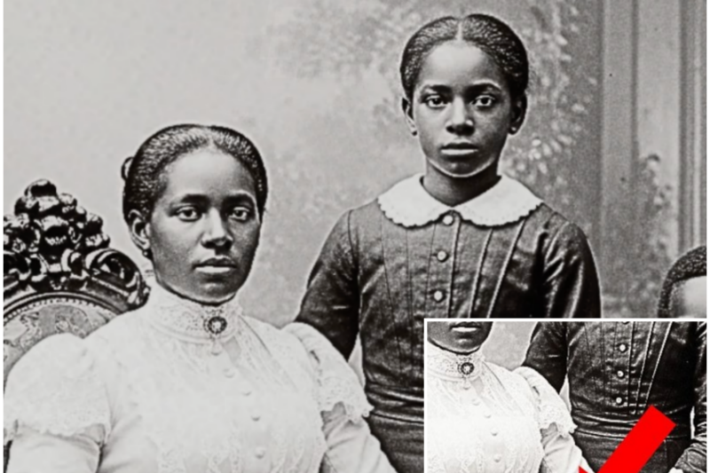 It was just a family portrait in 1890 — but when experts zoom in, they discover a hidden secret