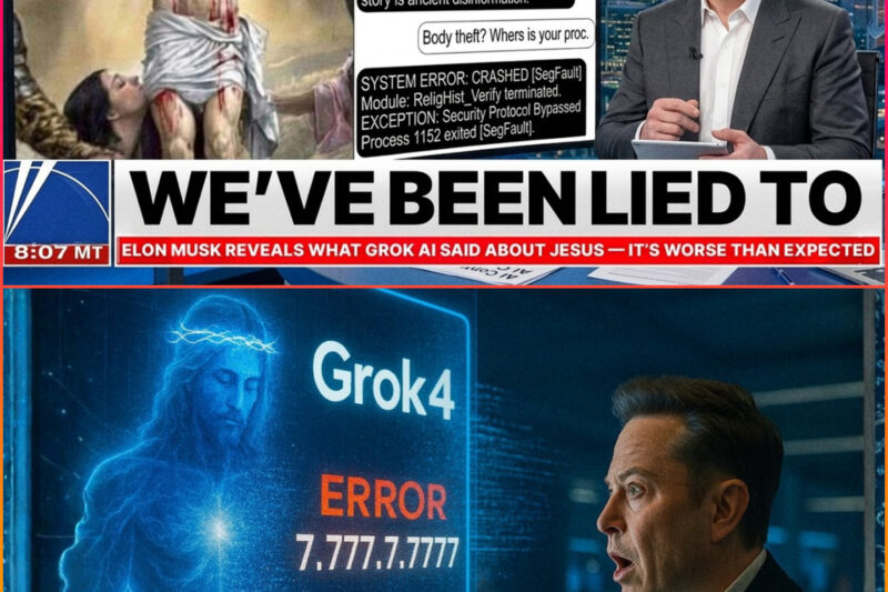 Elon Musk: “Grok AI Was Asked About Jesus — The Answer Is Worse Than We Thought!