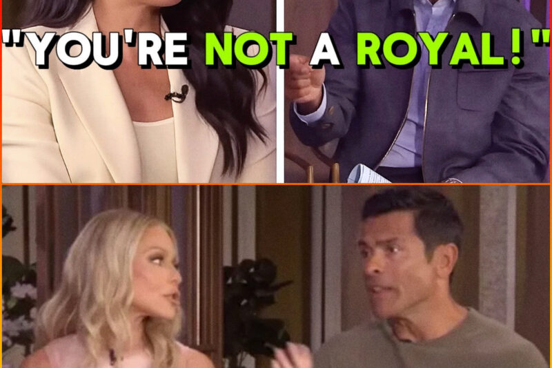 Mark Consuelos and Kelly Ripa Kick Meghan Markle Off Their Show After Heated Clash
